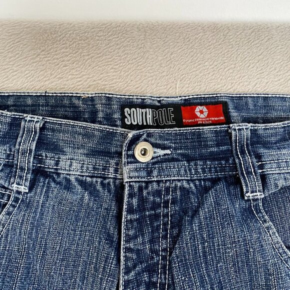 Southpole Mens Jeans Size 36 Relaxed Fit Blue Denim - Picture 8 of 16